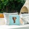 Elegant Elephant with Tiara Design by Amelia Noyes Outdoor Printed Pillow